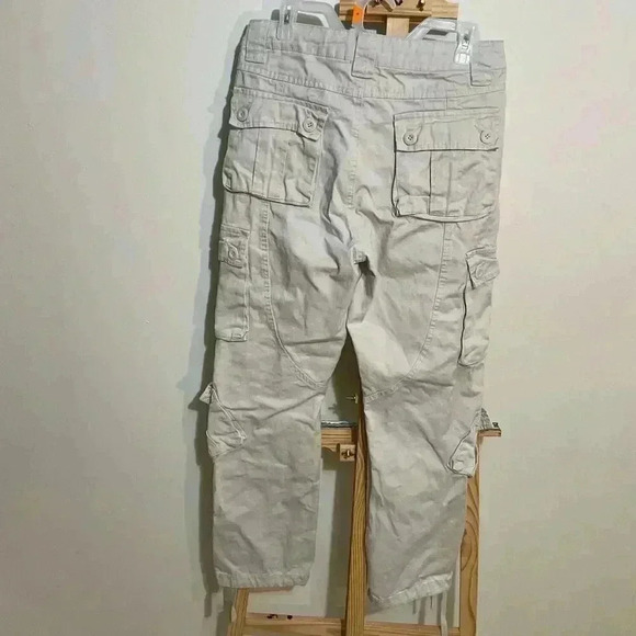 Matchstick men’s cargo pants with multi pockets size L/32 union work wear - Picture 2 of 8